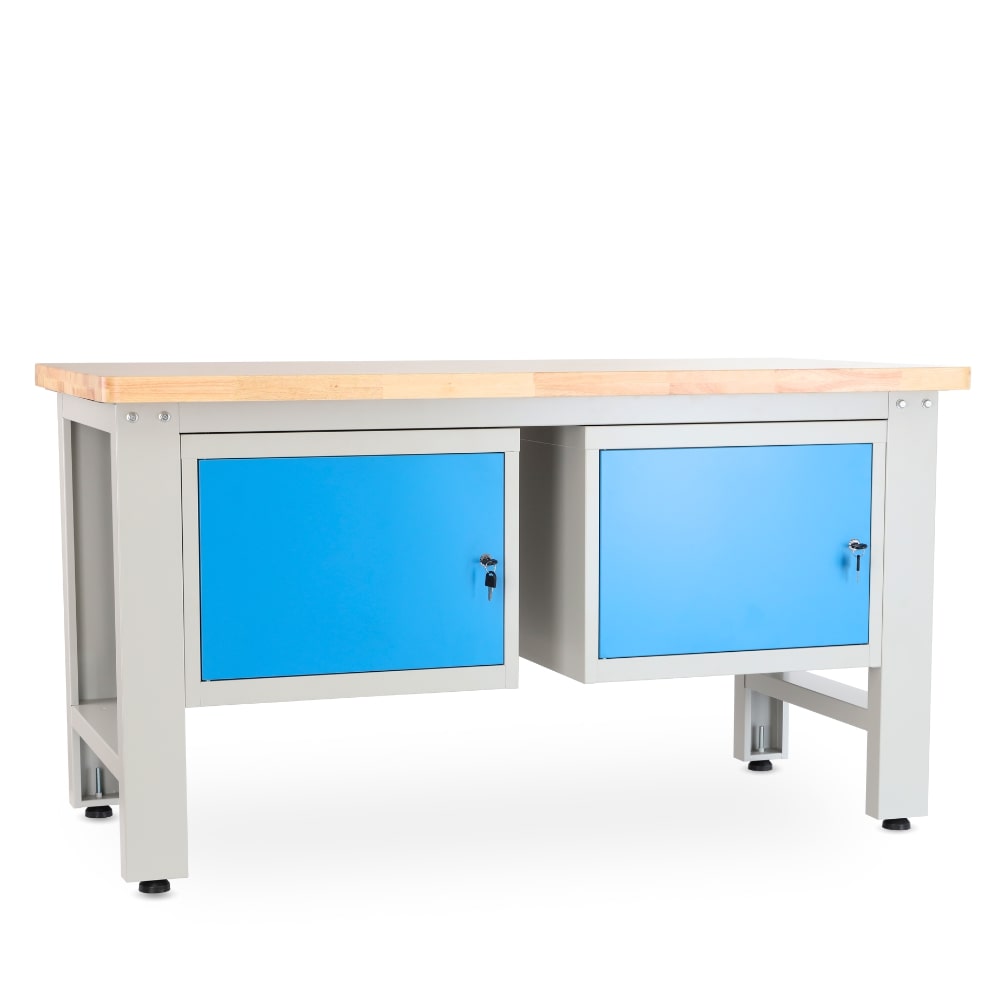 Rauman Dielenský stôl Solid OAK-11, 150 cm, 2 závesné boxy, dub