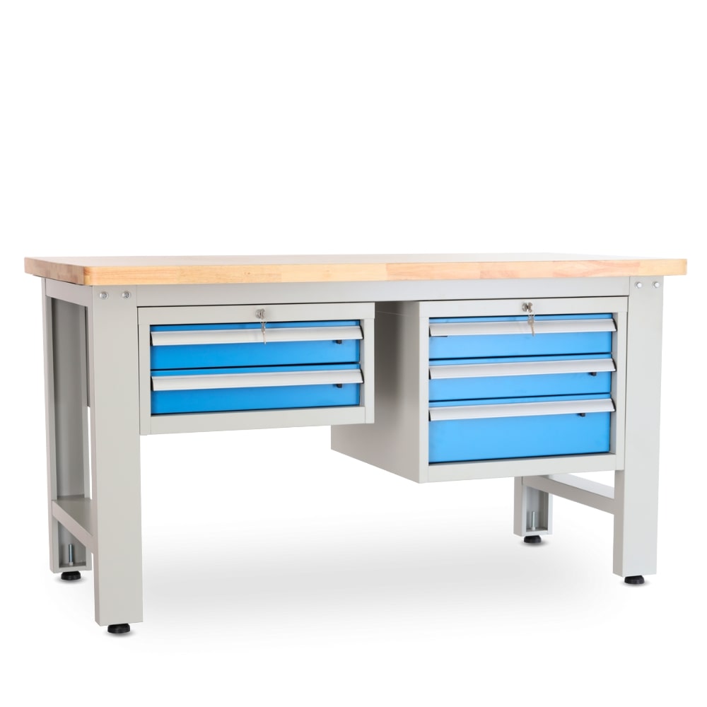 Rauman Dielenský stôl Solid OAK-23, 150 cm, 2 závesné boxy, dub