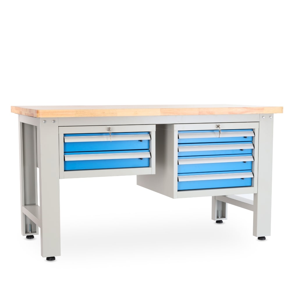 Rauman Dielenský stôl Solid OAK-24, 150 cm, 2 závesné boxy, dub