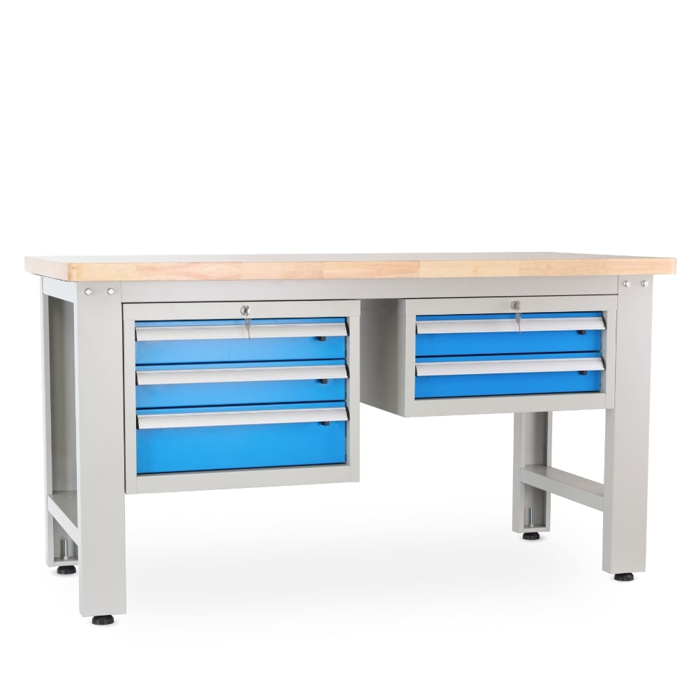 Rauman Dielenský stôl Solid OAK-32, 150 cm, 2 závesné boxy, dub