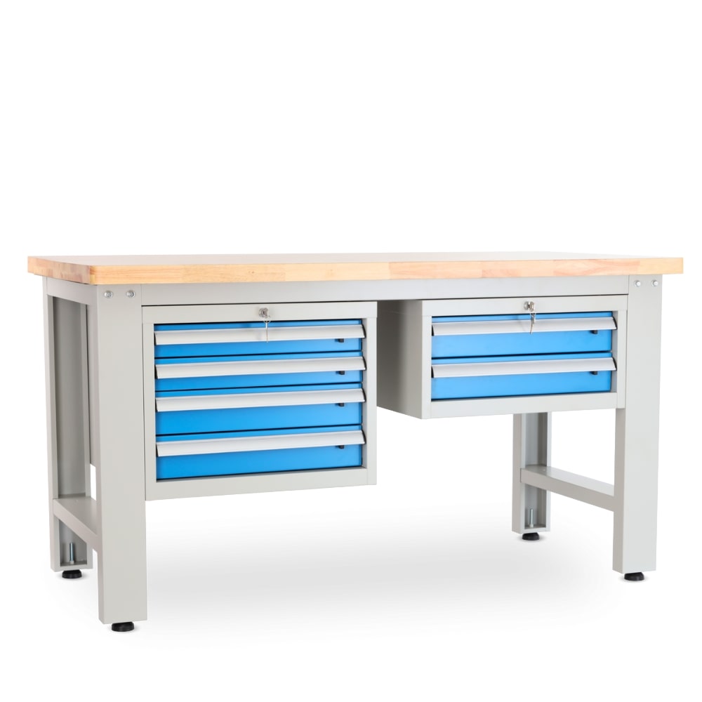 Rauman Dielenský stôl Solid OAK-42, 150 cm, 2 závesné boxy, dub