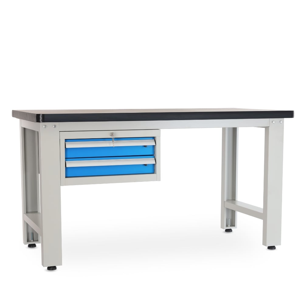 Rauman Dielenský stôl Solid MDF-20, 150 cm, závesný box, čierna