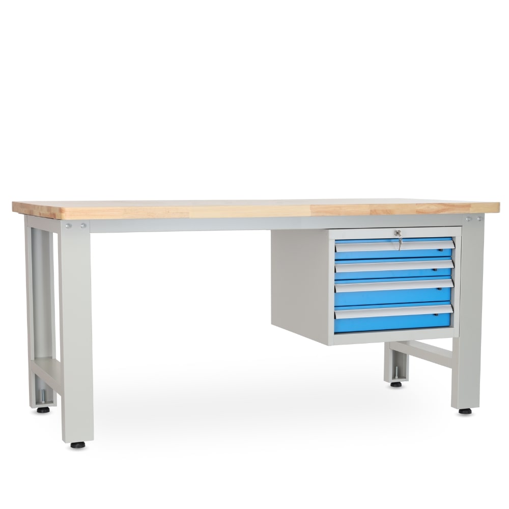 Rauman Dielenský stôl Solid OAK-04, 180 cm, závesný box, dub