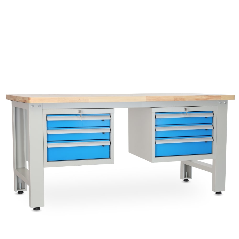 Rauman Dielenský stôl Solid OAK-33, 180 cm, 2 závesné boxy, dub
