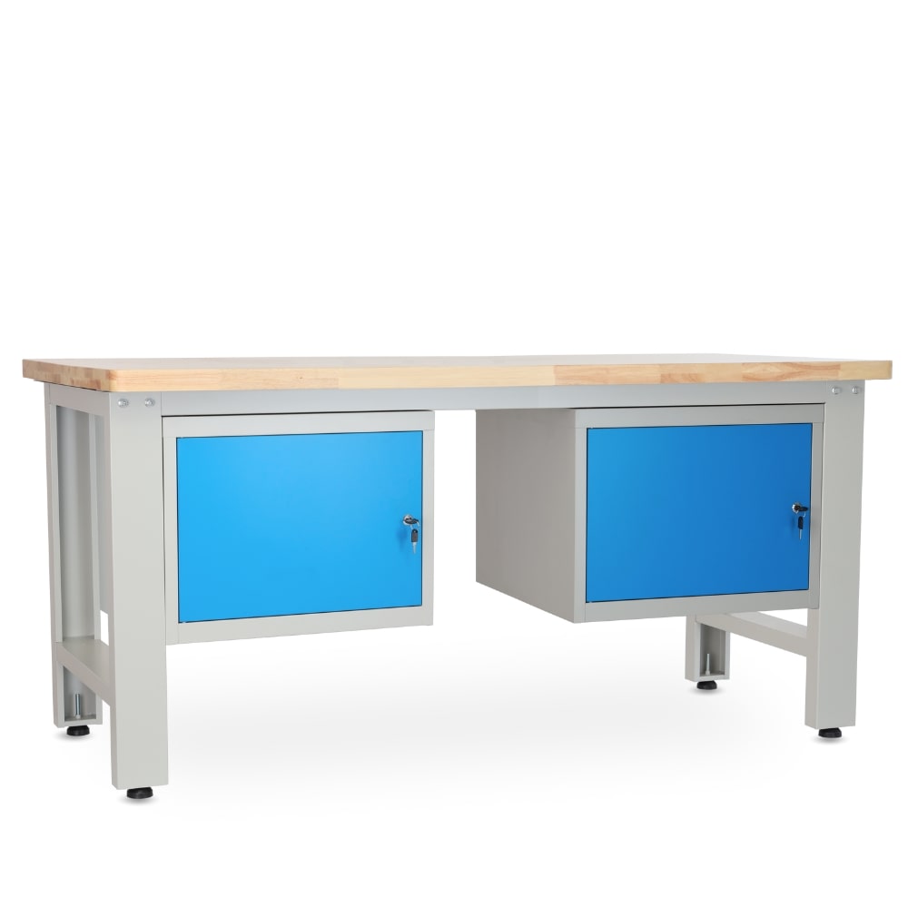 Rauman Dielenský stôl Solid OAK-11, 180 cm, 2 závesné boxy, dub