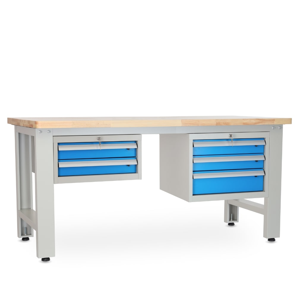Rauman Dielenský stôl Solid OAK-23, 180 cm, 2 závesné boxy, dub