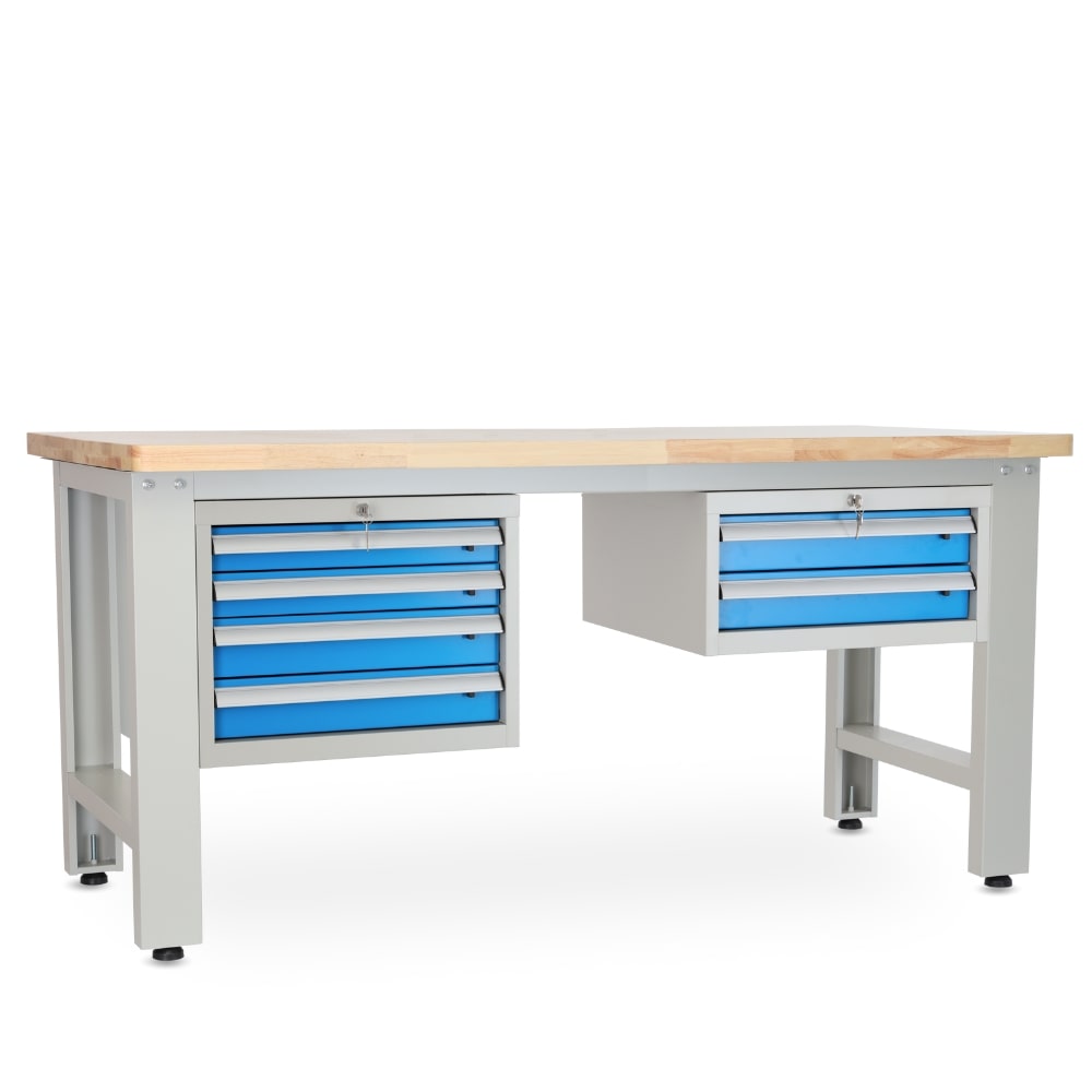 Rauman Dielenský stôl Solid OAK-42, 180 cm, 2 závesné boxy, dub
