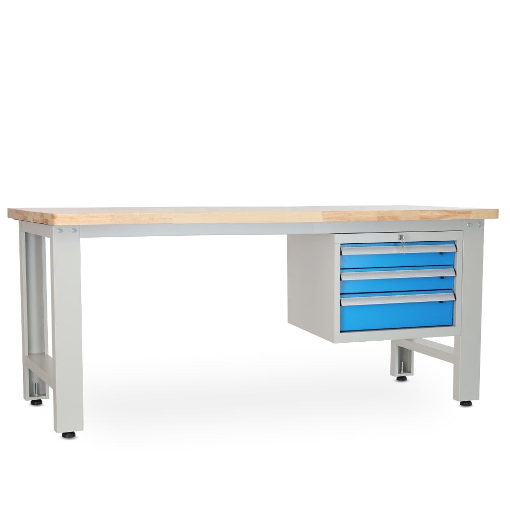 Rauman Dielenský stôl Solid OAK-03, 210 cm, závesný box, dub