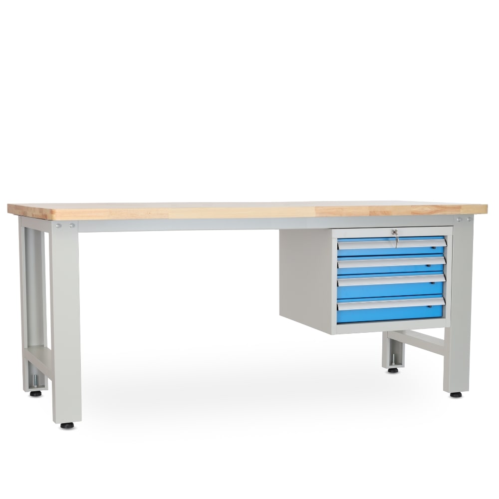 Rauman Dielenský stôl Solid OAK-04, 210 cm, závesný box, dub