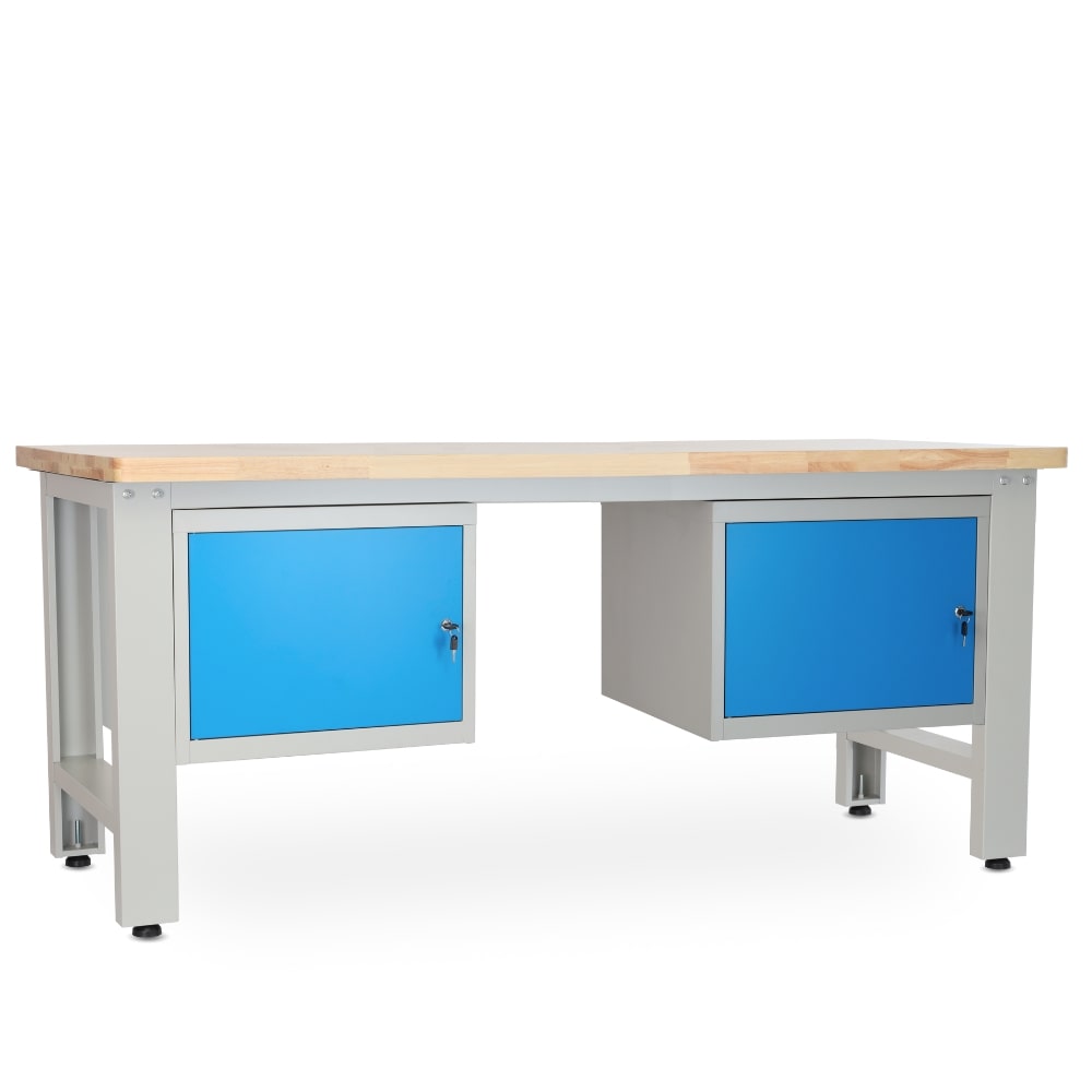 Rauman Dielenský stôl Solid OAK-11, 210 cm, 2 závesné boxy, dub