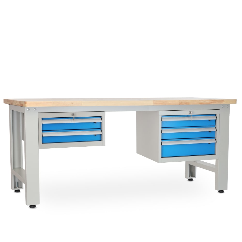 Rauman Dielenský stôl Solid OAK-23, 210 cm, 2 závesné boxy, dub