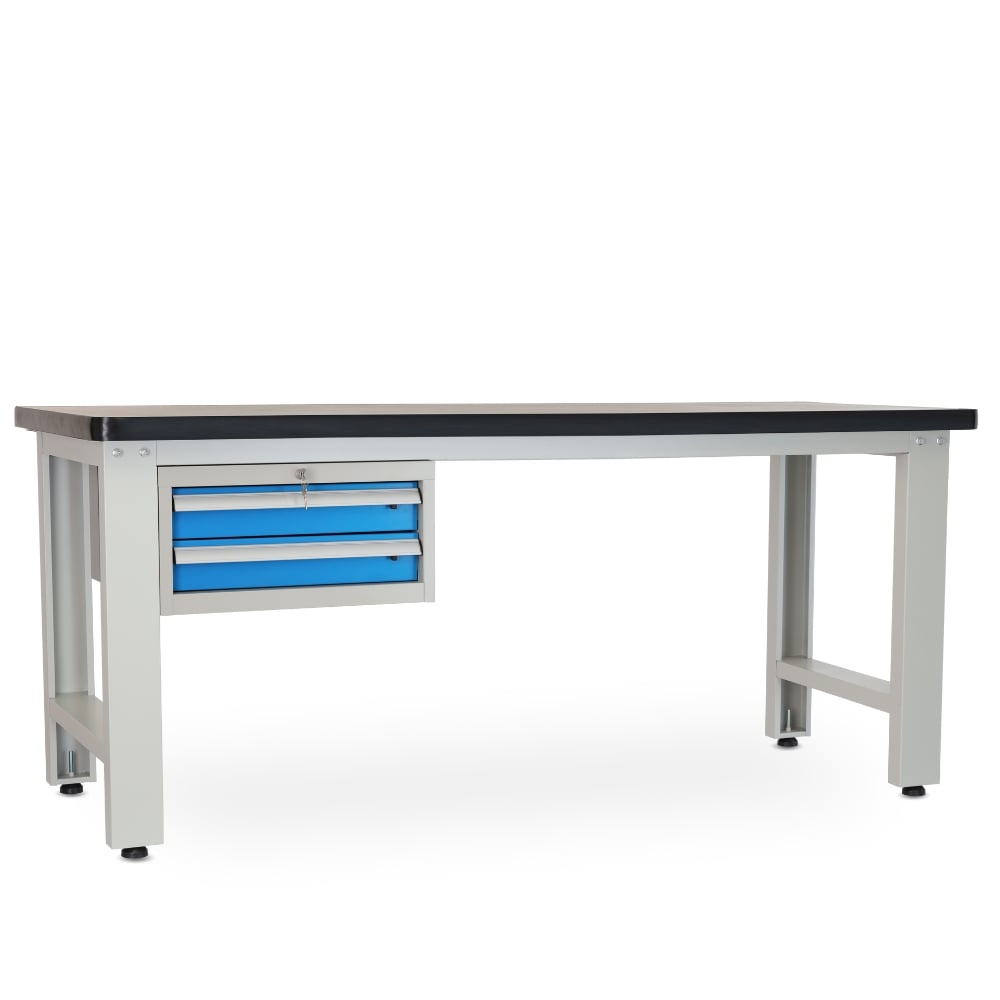 Rauman Dielenský stôl Solid MDF-20, 210 cm, závesný box, čierna