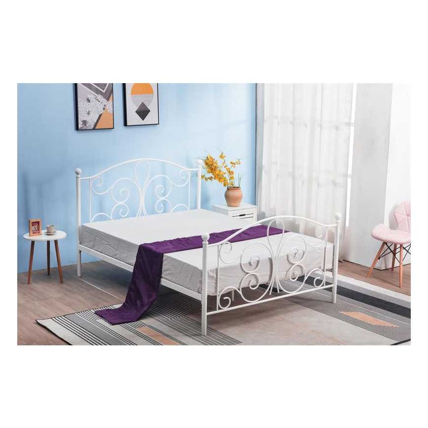 Halmar Posteľ Adaline 90 x 200 cm, biela