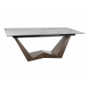 Jedálenský stôl Bonucci, mramor / orech