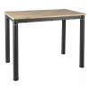 Jedálenský stôl Damar W 100 x 60 cm, dub artisan / čierna