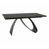 Jedálenský stôl Diuna, hnedá / čierna