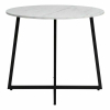Jedálenský stôl Lona, mramor / čierna
