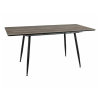Jedálenský stôl Remus II, orech / čierna