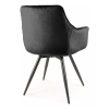 Jedálenská stolička Garrus Velvet, čierna