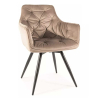 Jedálenská stolička Garrus Velvet, béžová