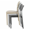 Jedálenská stolička Punto, sivá