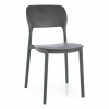 Jedálenská stolička Punto, sivá