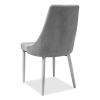 Jedálenská stolička Trix II Velvet, sivá