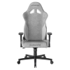 Herná stolička DXRacer GLADIATOR, látková, sivá / biela