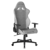 Herná stolička DXRacer GLADIATOR, látková, sivá / biela