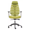 Kancelárska stolička Funky XL, zelená / sivá