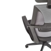 Kancelárska stolička Valdez, sivá / čierna