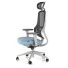 Kancelárska stolička Fiero II, modrá / sivá