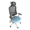 Kancelárska stolička Fiero II, modrá / sivá