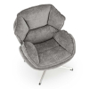 Kreslo Hefty, sivá
