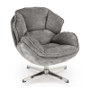 Kreslo Hefty, sivá