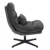 Kreslo Croft, tmavo sivá