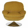 Kreslo Shelby, žltá