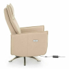 Polohovacie kreslo Carter, béžová