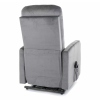 Polohovacie kreslo Javier Velvet, sivá