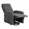 Polohovacie kreslo Lennox II, sivá