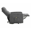 Polohovacie kreslo Lennox II, sivá