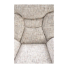 Kreslo Stamford s podnožkou, béžová
