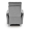 Polohovacie kreslo Flint, sivá