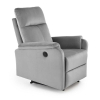 Polohovacie kreslo Flint, sivá