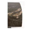 Jedálenský stôl Havelock, čierny mramor