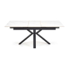 Jedálenský stôl Newark, mramor / čierna