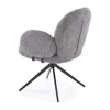 Jedálenská stolička Atkins, sivá