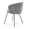 Jedálenská stolička Barbara, sivá