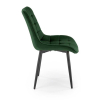 Jedálenská stolička Daphne, tmavo zelená