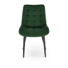 Jedálenská stolička Daphne, tmavo zelená